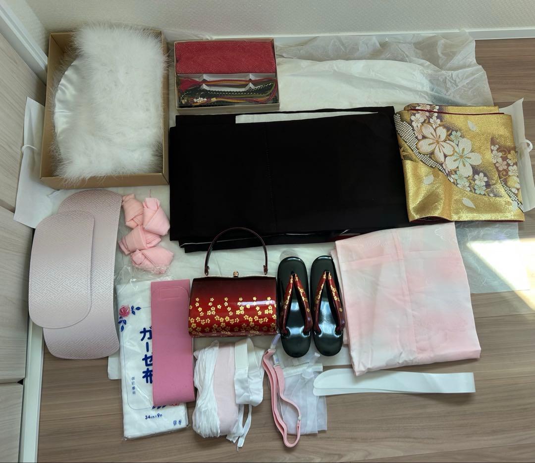 京都きもの友禅　振袖セット 168cm