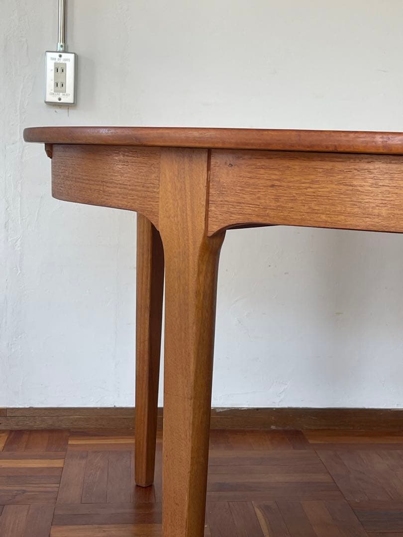 イギリス ヴィンテージ Nathan ラウンド エクステンション テーブル