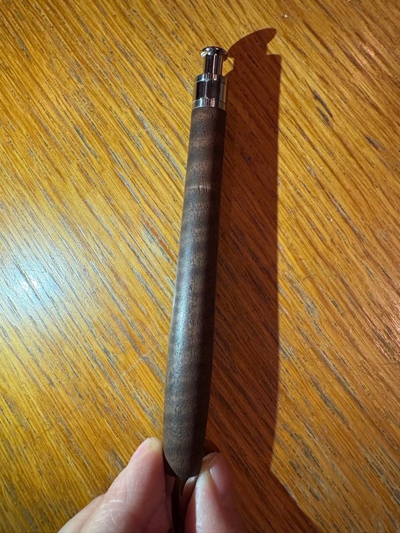 シャーペン 工房 楔 ウォールナット ちぢみ杢