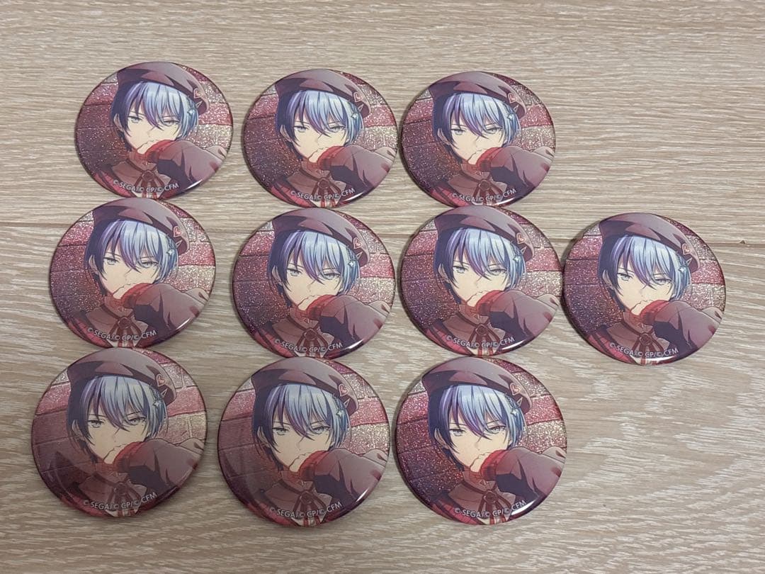 青柳冬弥 40b 缶バッジ