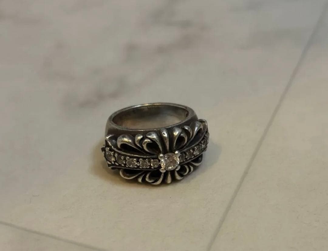 クロス　リング　ジュエリー　シルバー