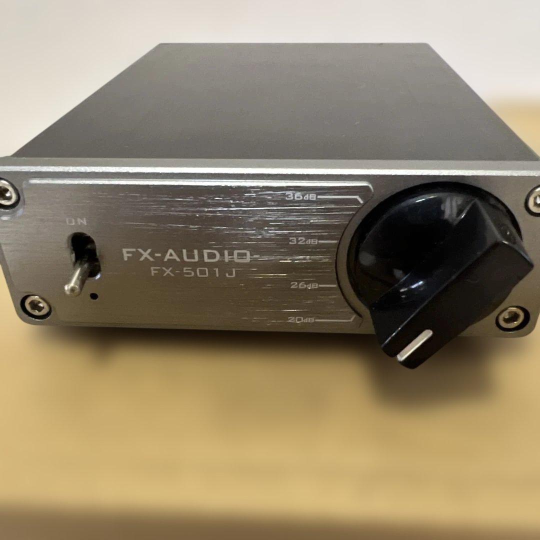 FXオーディオFX-501J モノラルアンプ2台強化電源TDKめっちゃ音がいい！