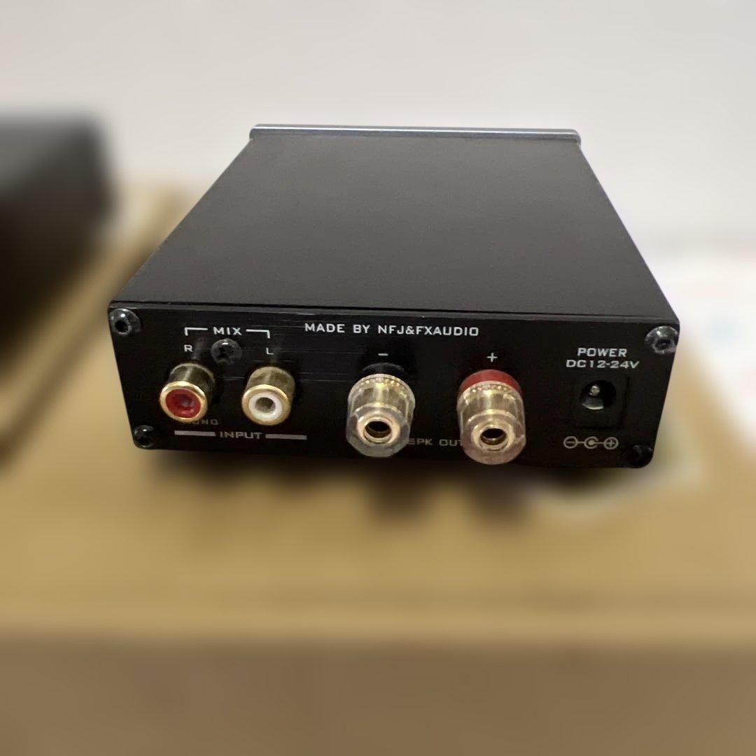 FXオーディオFX-501J モノラルアンプ2台強化電源TDKめっちゃ音がいい！