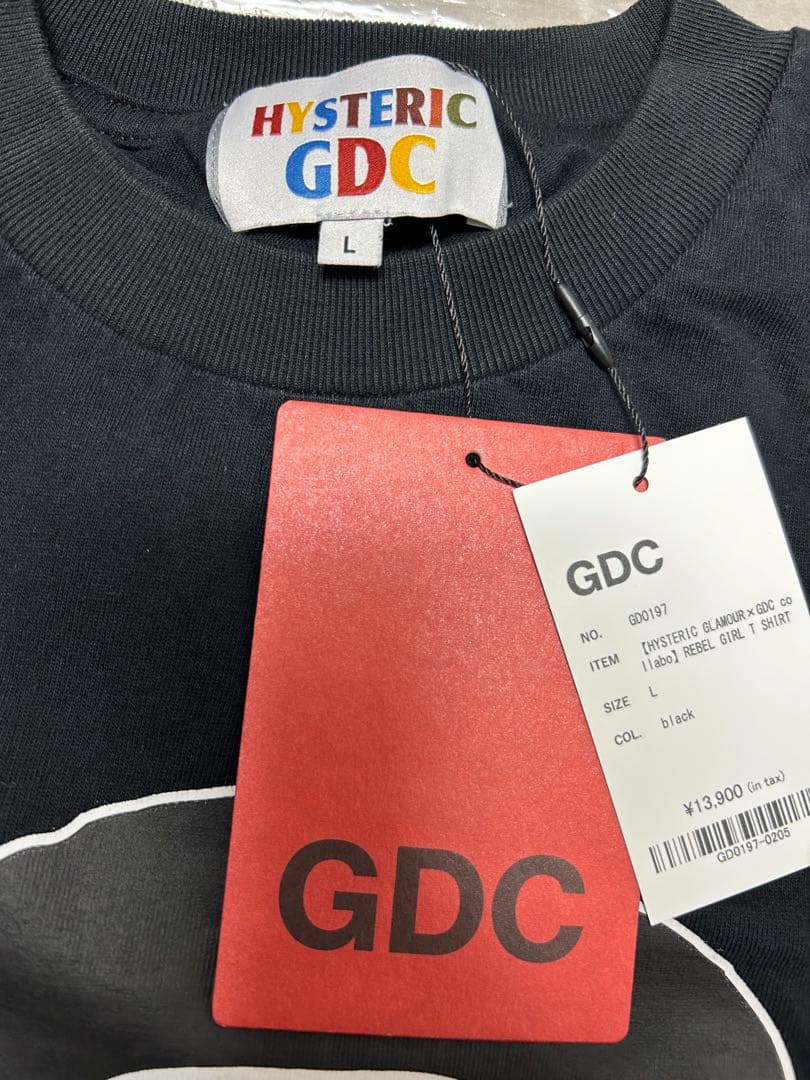 トップス HYSTERIC GLAMOUR GDC REBEL GIRL T SHIRT