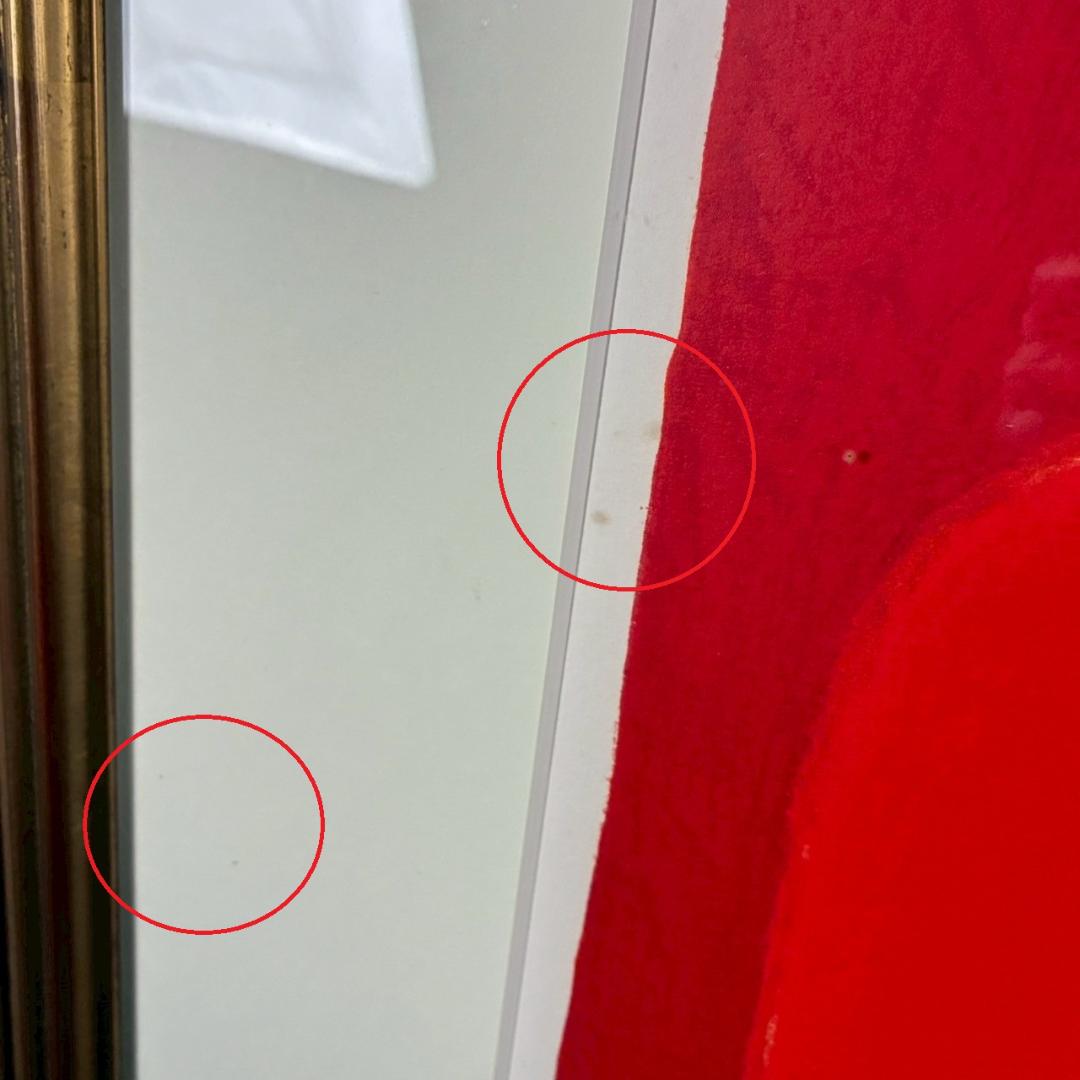 ベルナール・カトラン「ルバティエールのレジーヌ」リトグラフ 大作 直筆サイン入