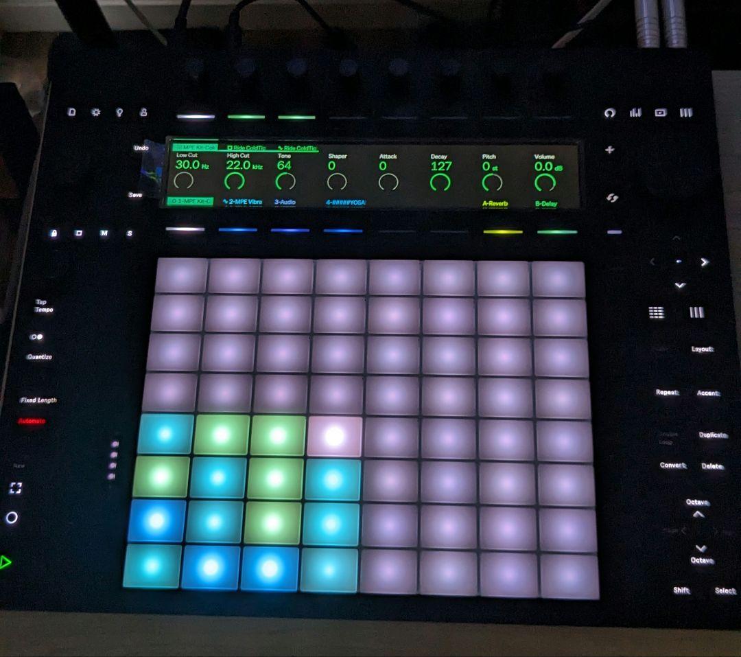ableton push 3 コントローラー版