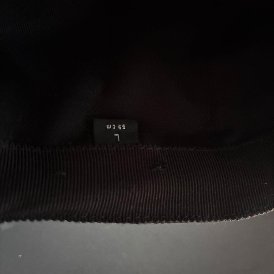 GUCCI グッチ オリジナルGGキャンバス ベースボールキャップ 黒