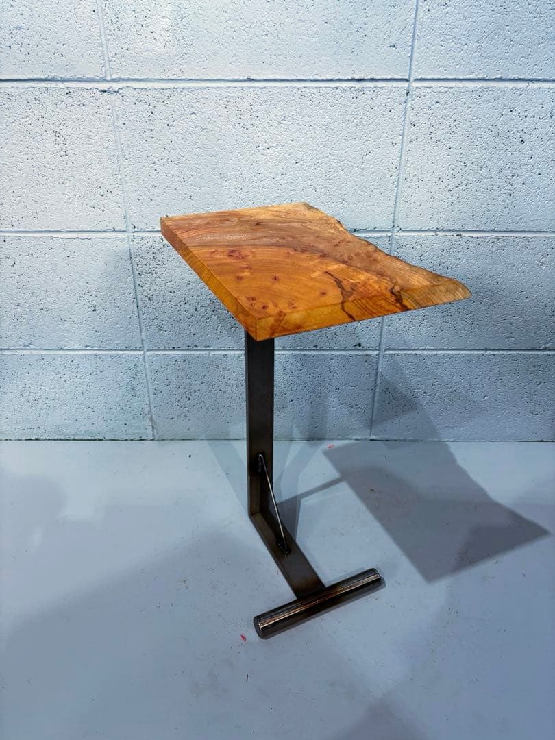 欅材サイドテーブル　コーヒーテーブル　ナイトテーブル　観葉植物置き台