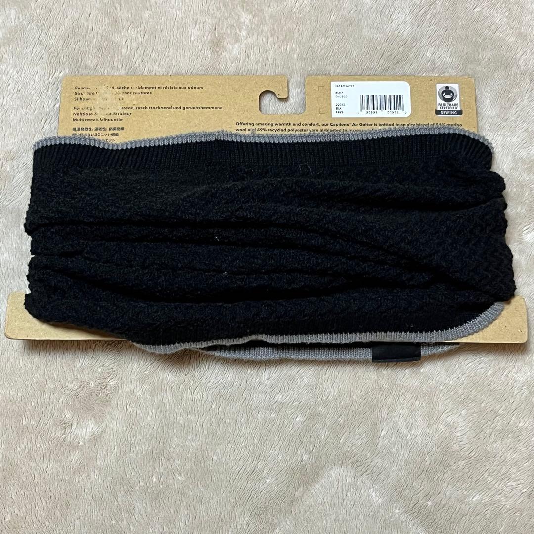 試着のみ　patagonia キャプリーンエア ネックウォーマー　ゲイター