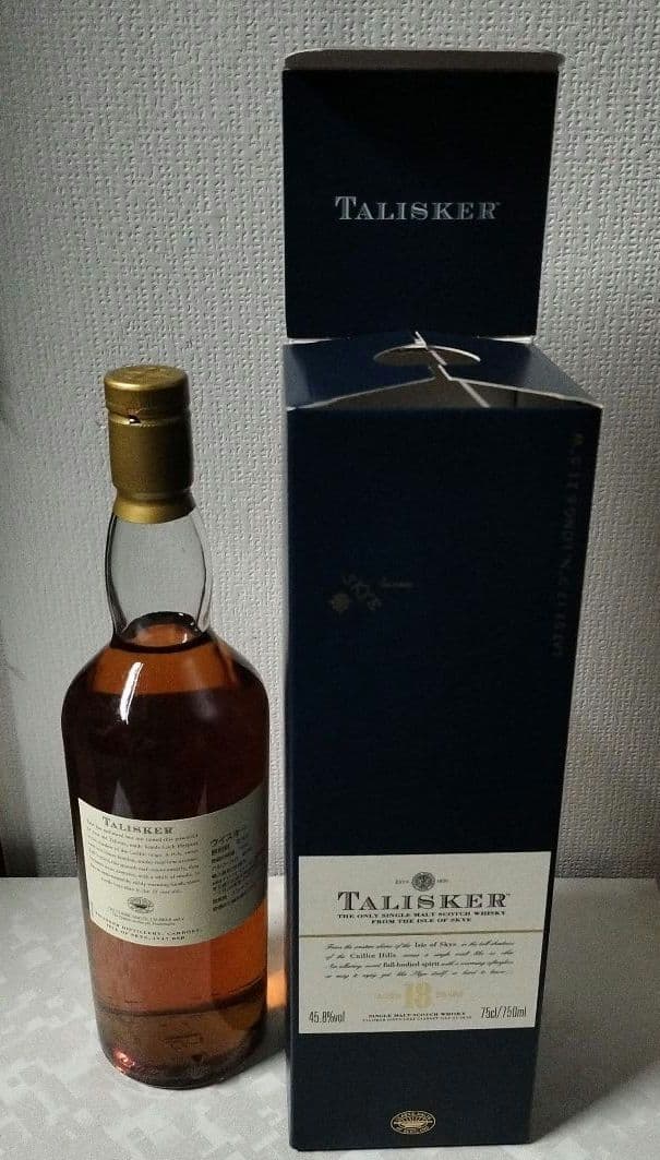 TALISKER 18年 750ml 45.8% 箱入り