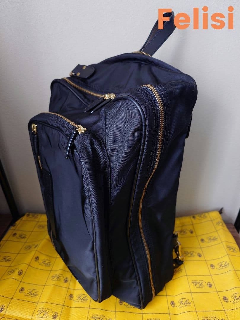 ヒッキー様 美品 Felisi 3way ビジネスバッグ ブラック 保存袋付き