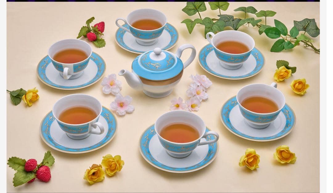 新品 ティーポット＆ティーカップ フルセット ジョジョの奇妙な冒険 黄金の風