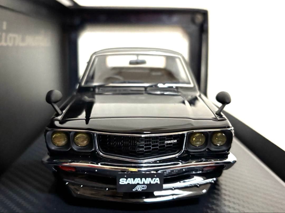 ignition model サバンナ ミニカー 黒 1/18