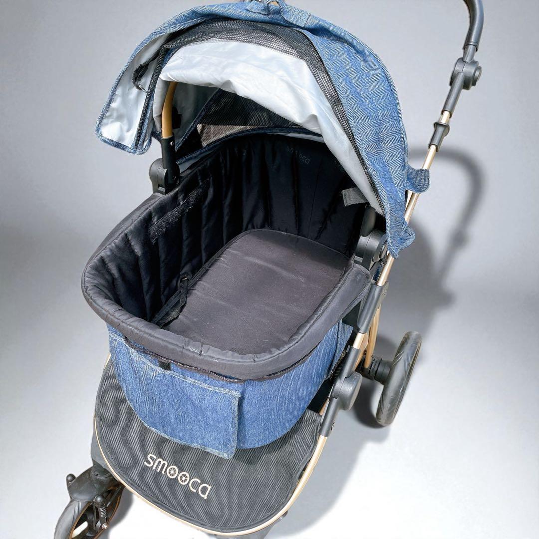 ペットパラダイス smooca プレミアム ペットカート エアバギー 3way