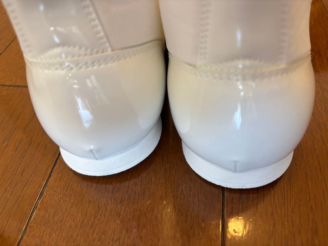 ホワイト ボクシングシューズ ハイカット　26/26.5CM