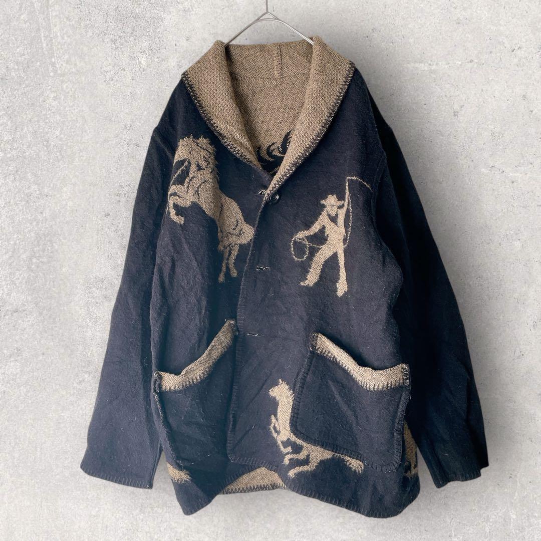 WOODED  リバーシブル 馬柄 カウボーイ柄 ジャケット USA製