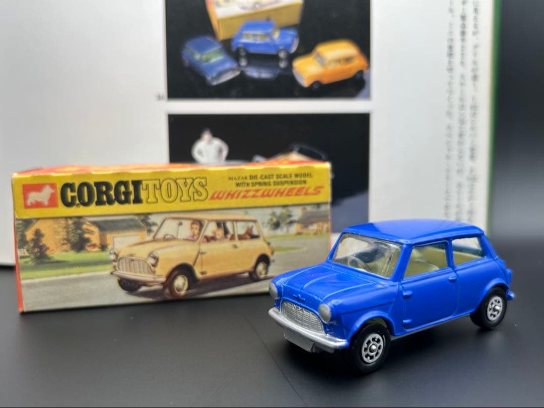 レア！　CORGI コーギ　ミニクーパー　No.204 ミニカー　青