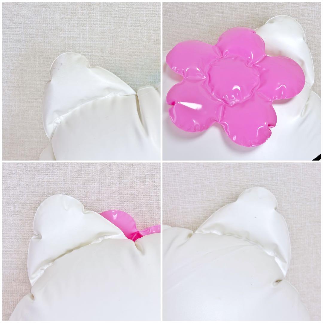 ハローキティ ビニール製空気人形 特大 お花 98年製 当時物 希少 レトロ