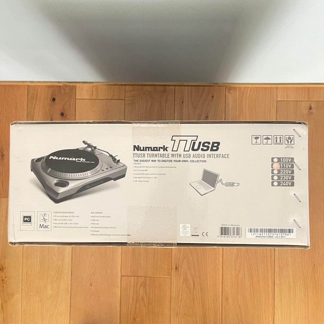 新品 未使用 未開封 Numark TTUSB レコードプレーヤー
