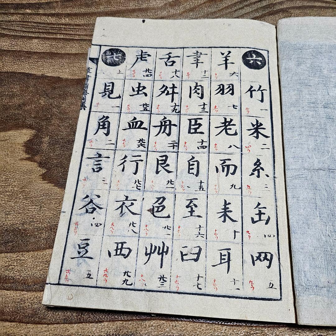 LL9711 古い和本 『 草書淵海 ２冊揃』井出臥渓 漢字 手本 書道 古文書