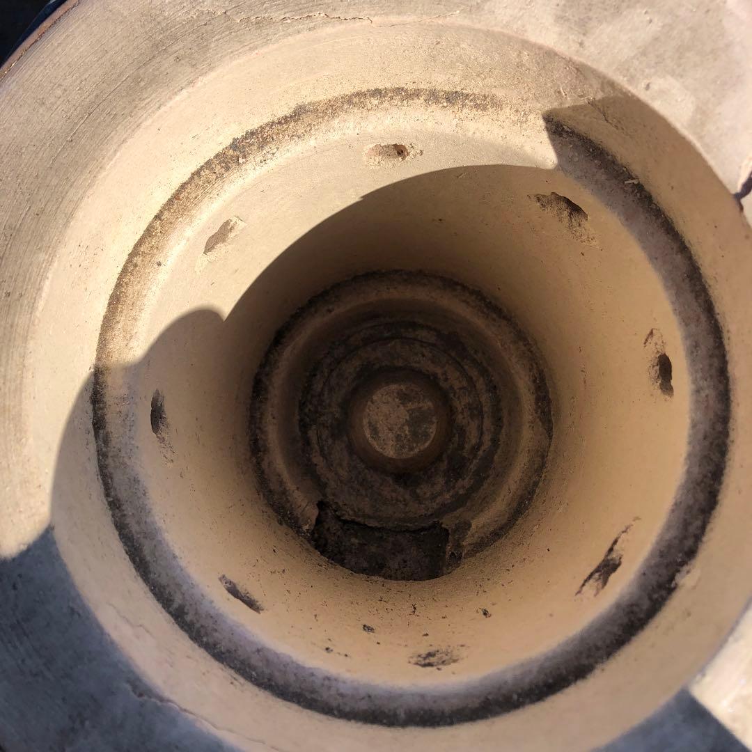 中古　昔ながらの♪　火鉢　練炭鉢　七輪　練炭コンロ　ミカワ特選品　16号