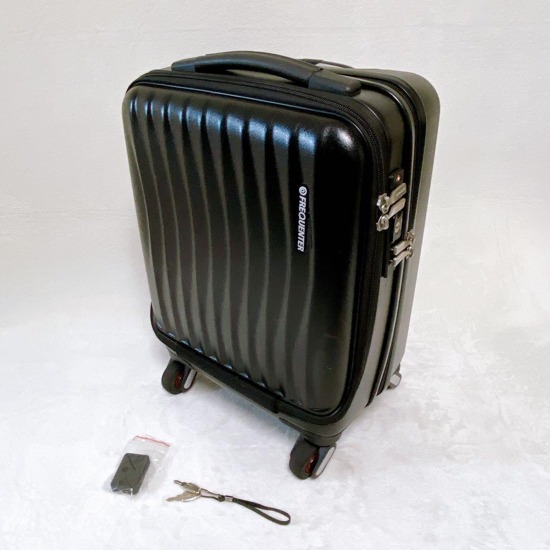 FREQUENTER　4輪キャリーケース　CLAM　23L　静音　機内持込　黒