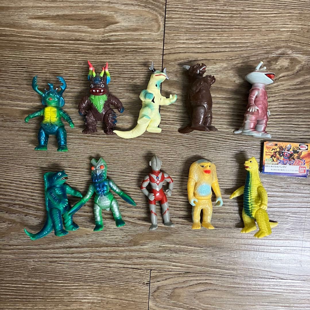 ブルマァク魂 ウルトラマン 怪獣 ソフビ フィギュア 10体セット