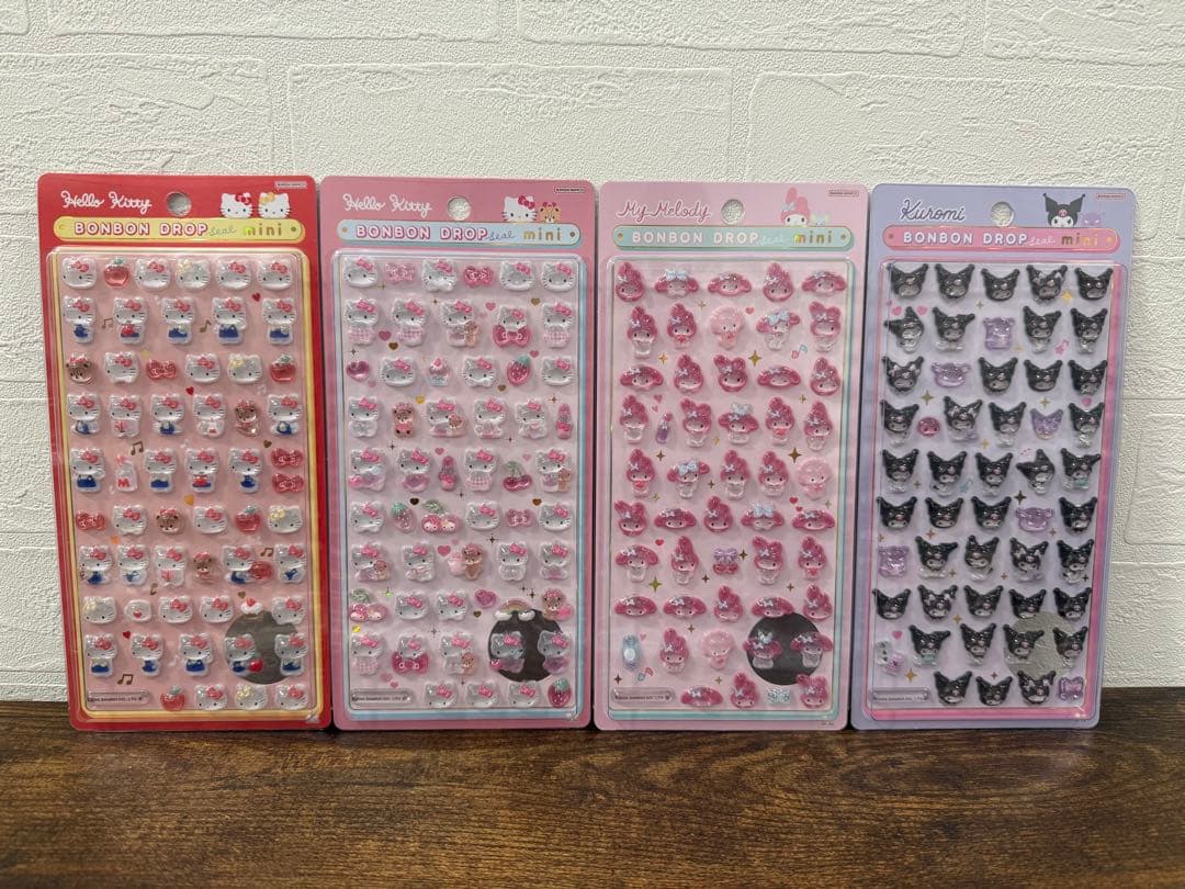 ボンボンドロップシールミニ サンリオ　8種セット