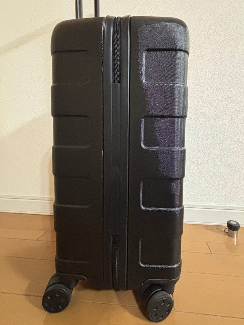 無印良品　バーを自由に調節できる　ハードキャリーケース 36L黒