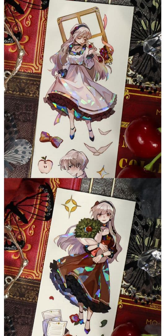 J453＃苹果核(贝壳光)new切り売り海外人物マステ女の子男の子