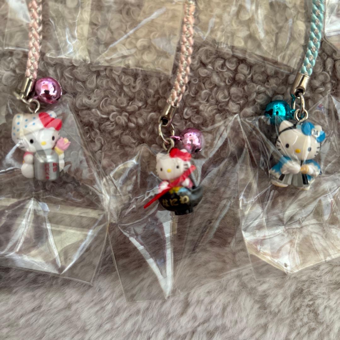 ハローキティ根付けストラップまとめ売り 12個