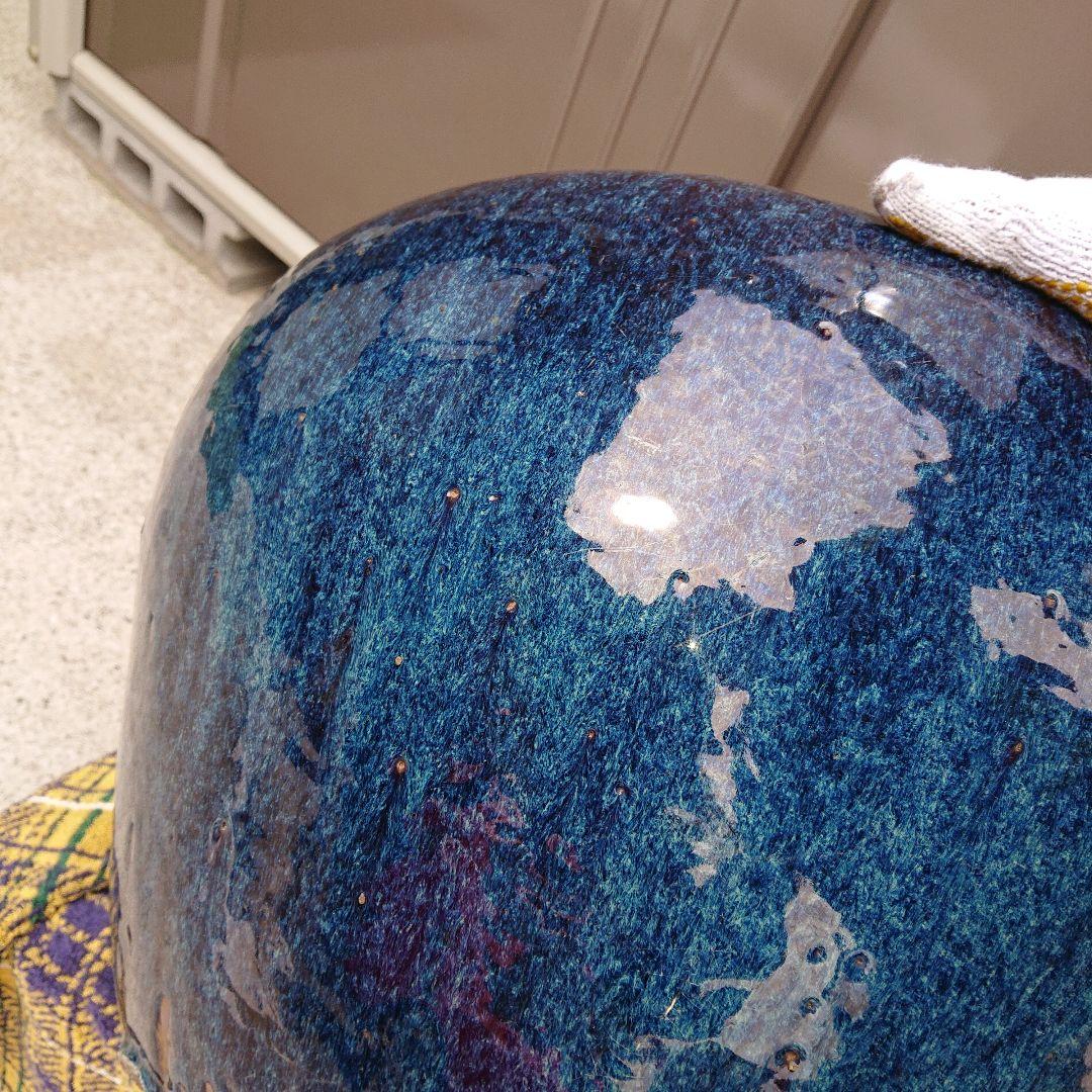 時代物、特大火鉢海鼠釉薬、貴重品