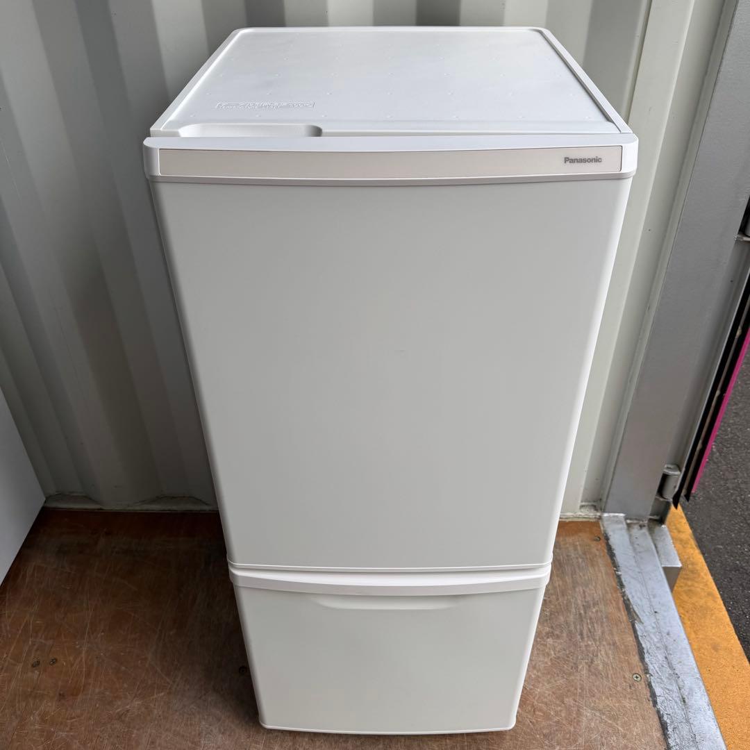 C7719★2023年製美品★パナソニック　冷蔵庫　マットホワイト　一人暮らし