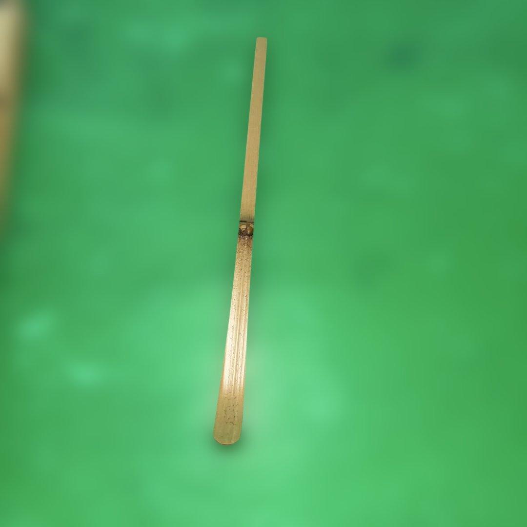 茶道具 銘付茶杓 銘 洗心