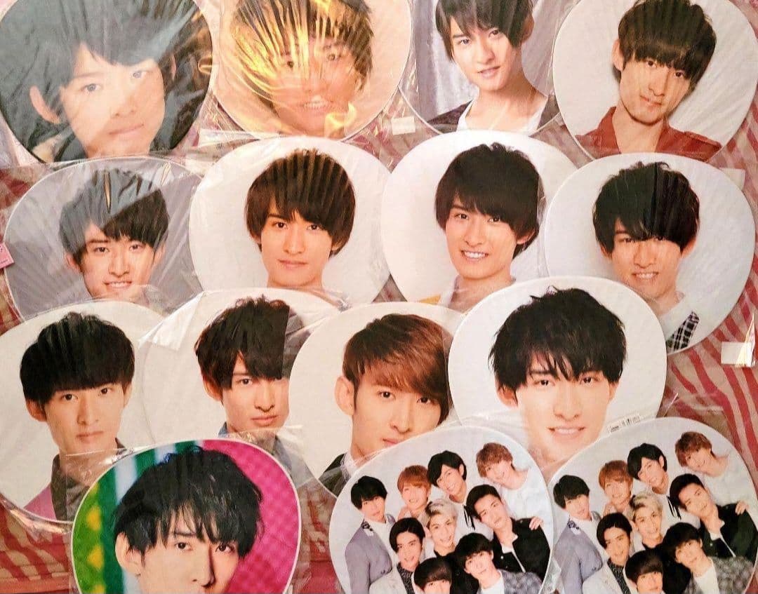 Man 向井康二 歴代うちわ