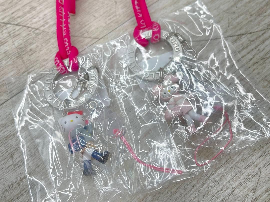 ハローキティ 2003年 ラインストーンストラップ 他 5種 コンプリートセット