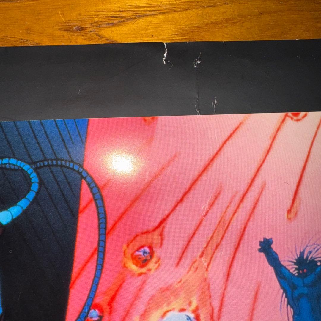 マーヴルvsストリートファイター CAPCOM セガサターン 販促用B2ポスター