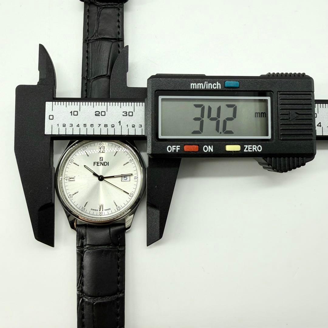 【稼働/新品ベルト/箱付】フェンディ 腕時計 210G デイト オロロジ メンズ