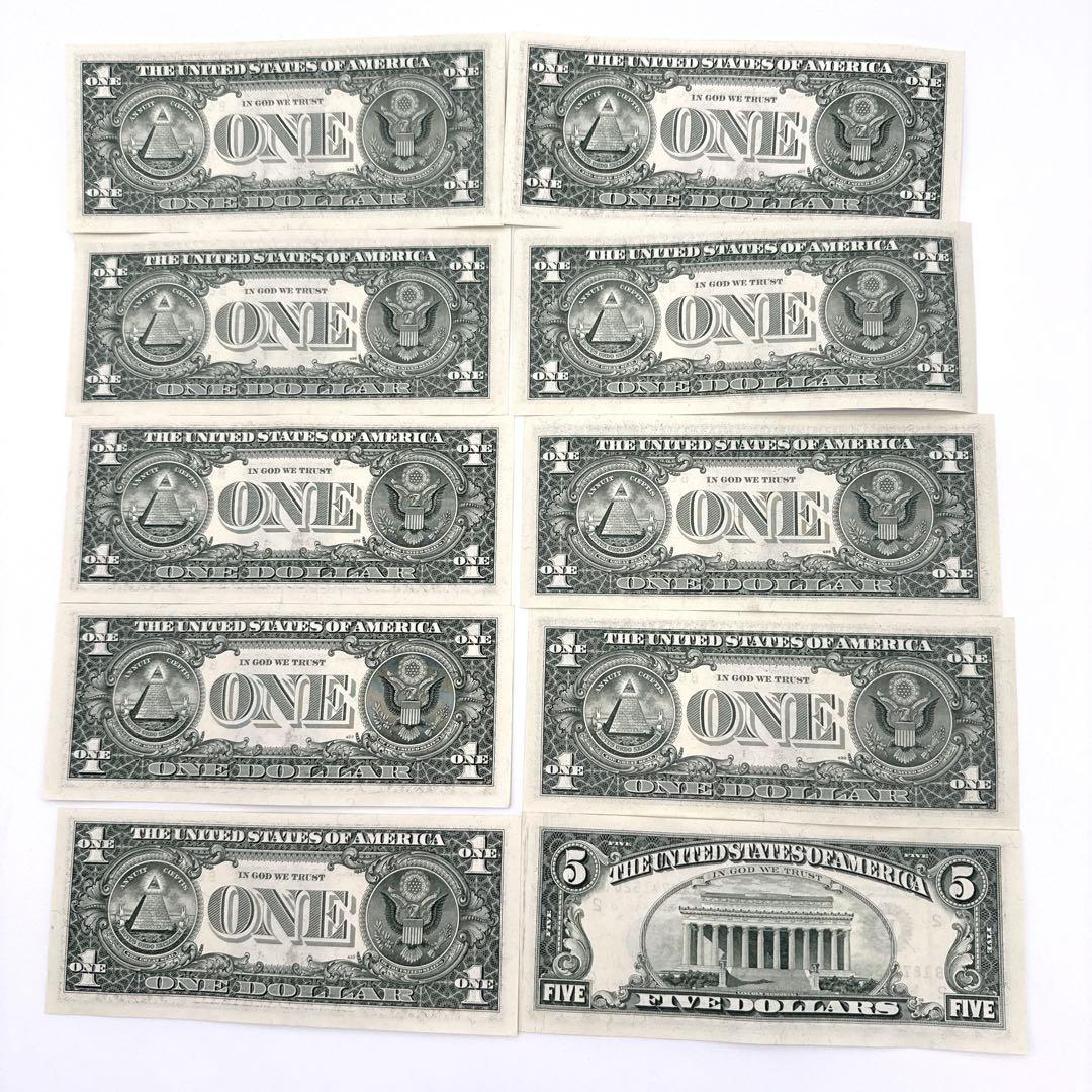 ✨美品✨アメリカ 旧紙幣 1ドル、5ドル、10ドル、20ドル まとめ売り