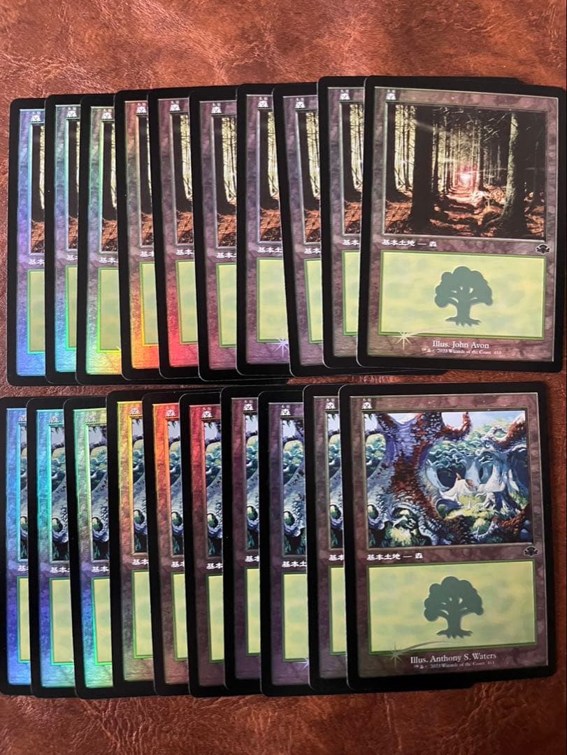 基本土地カードセット 80枚 foil