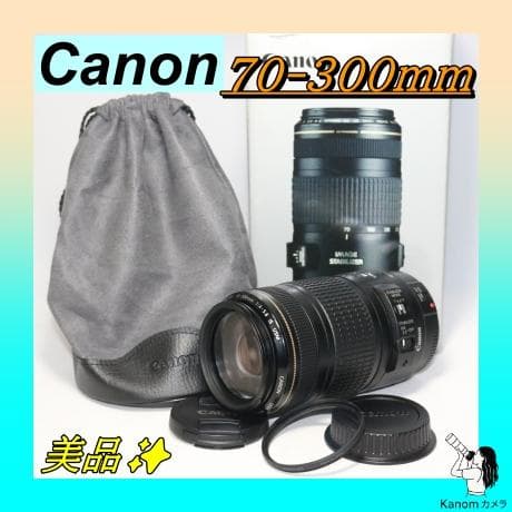 ⭐元箱付き⭐美品 望遠レンズ⭐Canon EF 70-300mm IS USM