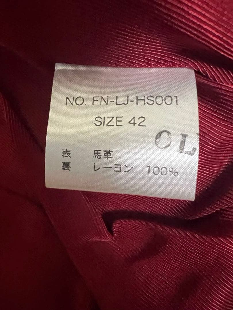 THE FLAT HEAD シングルライダースジャケット　サイズ42