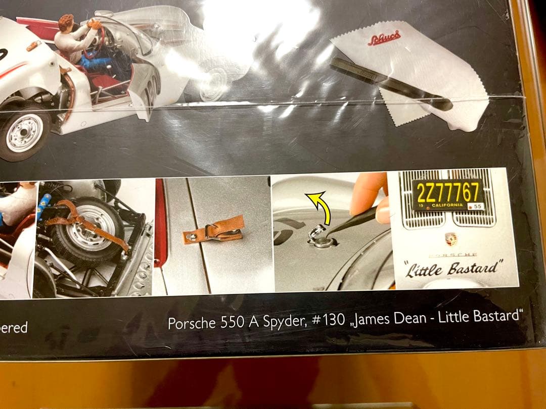 価格変更1/18 シュコー ポルシェ550Spyder ジェームスディーン限定品