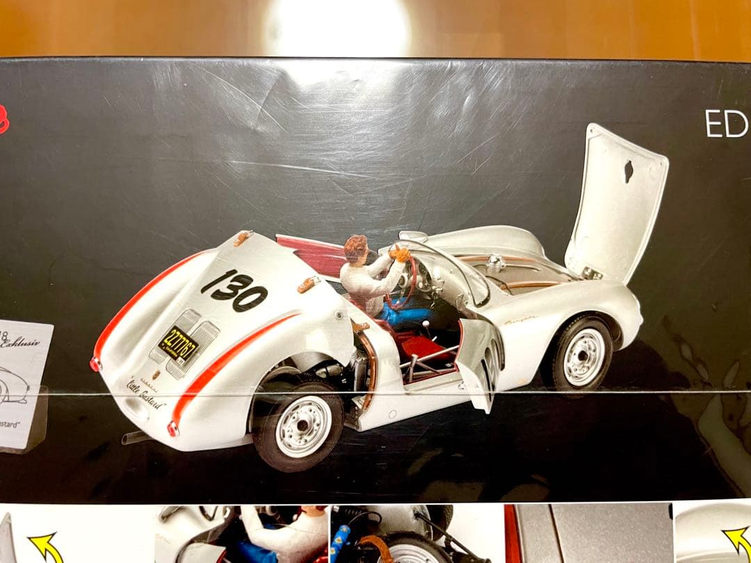 価格変更1/18 シュコー ポルシェ550Spyder ジェームスディーン限定品