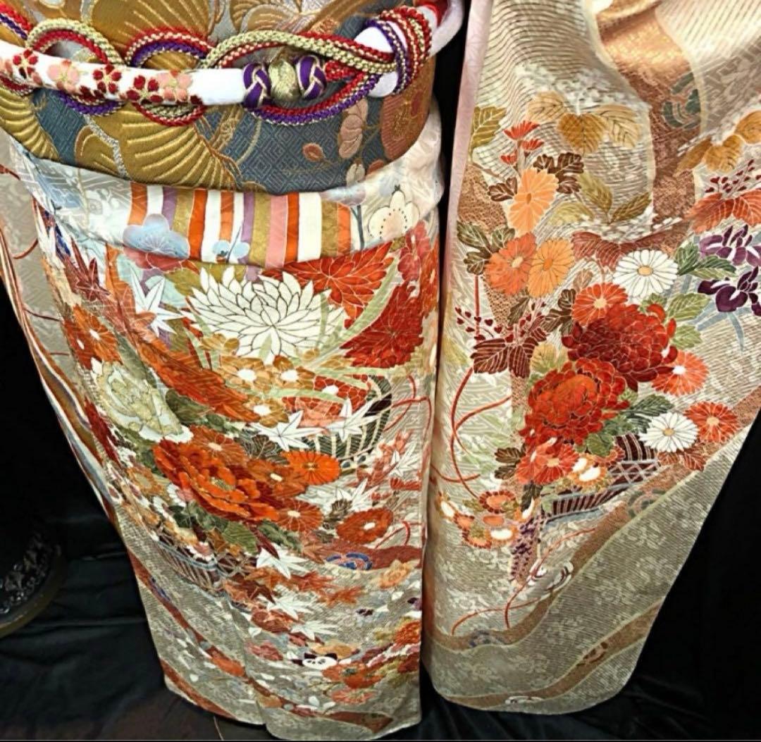 振袖セット　三越　正絹　高級　古典柄　京友禅
