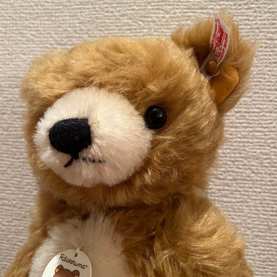新品　未使用　リラックマ　シュタイフ　テディベア　箱付き　サンエックス　コラボ