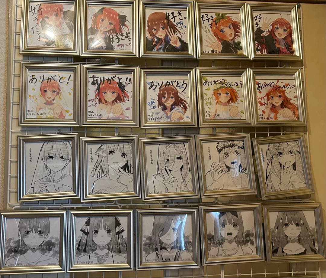 五等分の花嫁 色紙セット