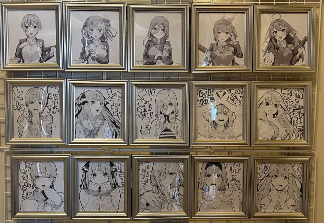 五等分の花嫁 色紙セット