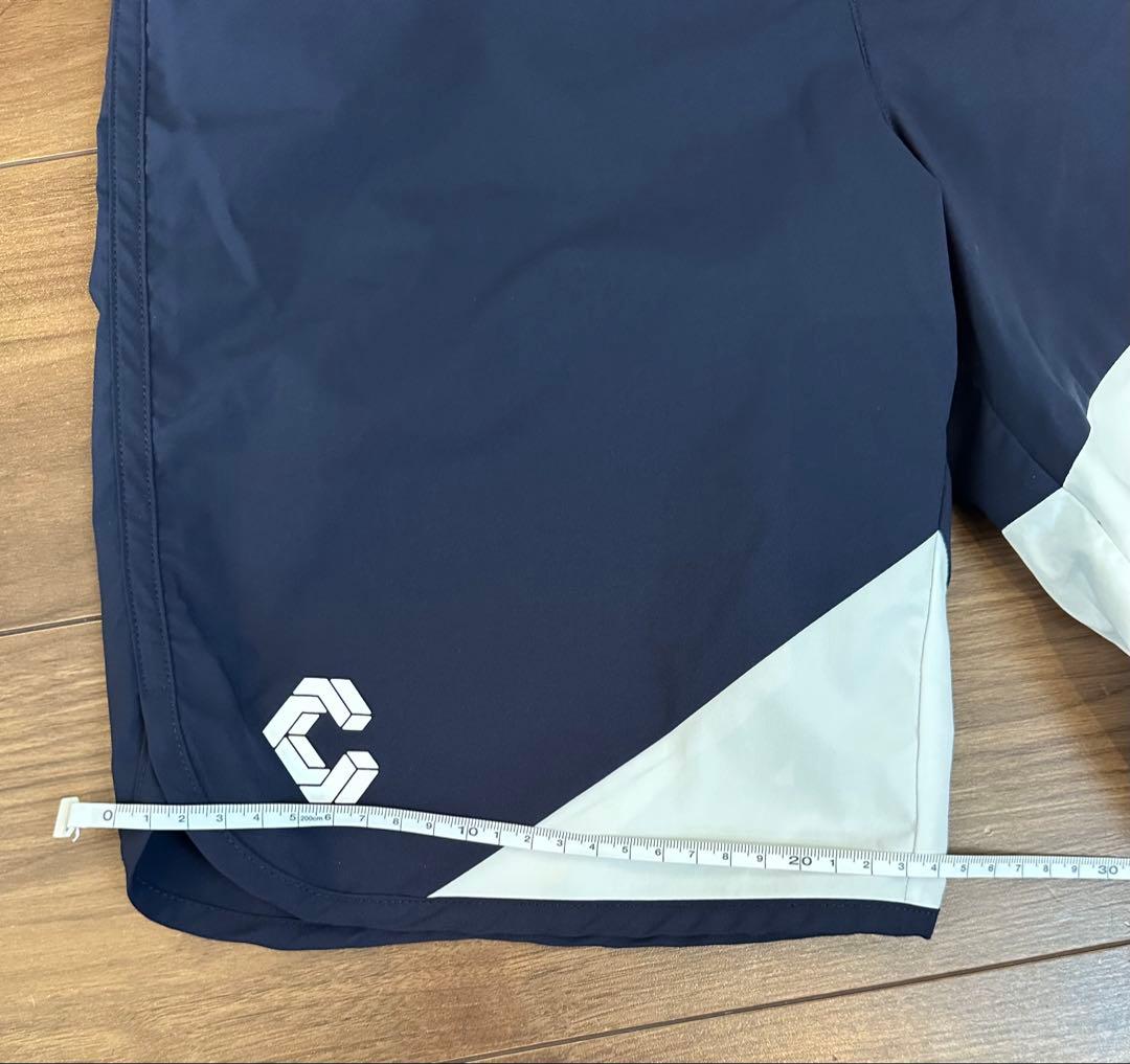 クロノスサーフパンツ　ネイビー/レッド カラーブロックサーフパンツ