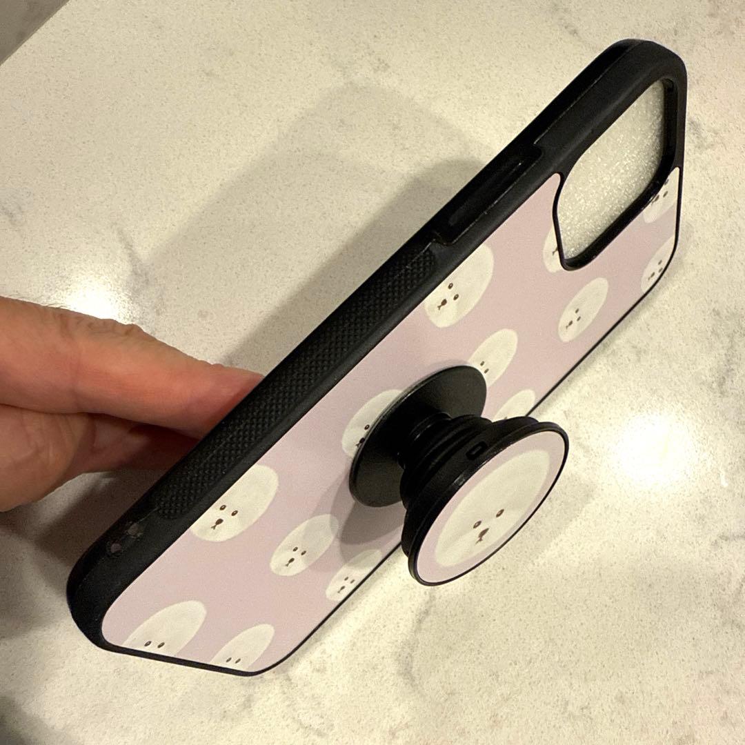 iPhone12pro シルバー128GB ビションフリーゼ柄カバー×4おまけ付